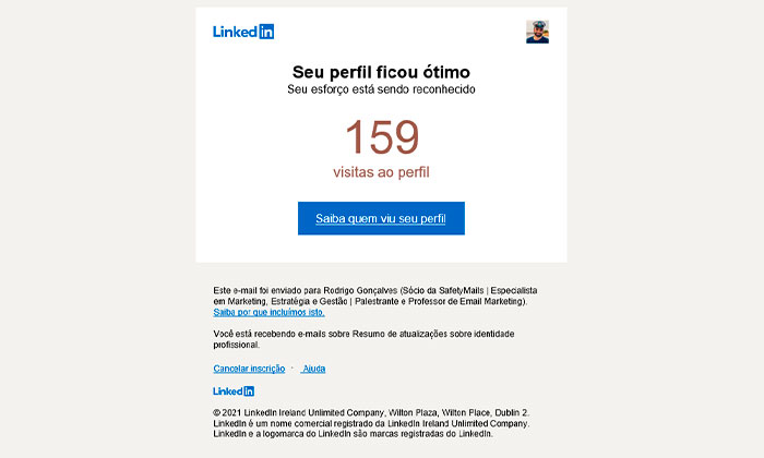 Email de Linkedin