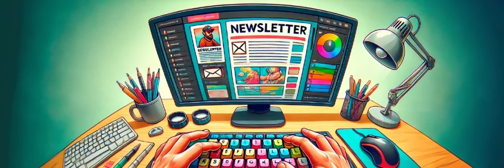 You'll see how to create a newsletter