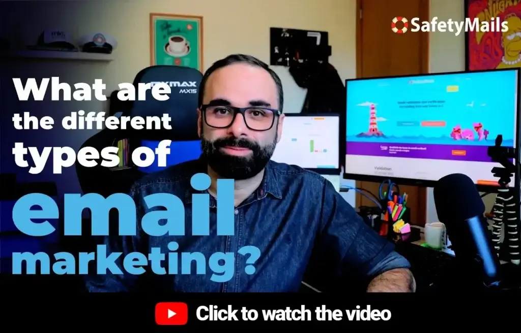 Video What are the types of email marketing