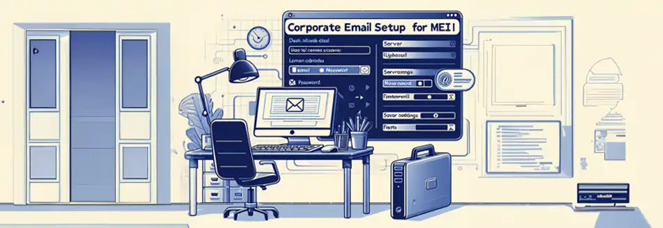 meiの企業メールの作成方法