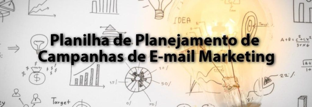 Planilha de planejamento de email marketing