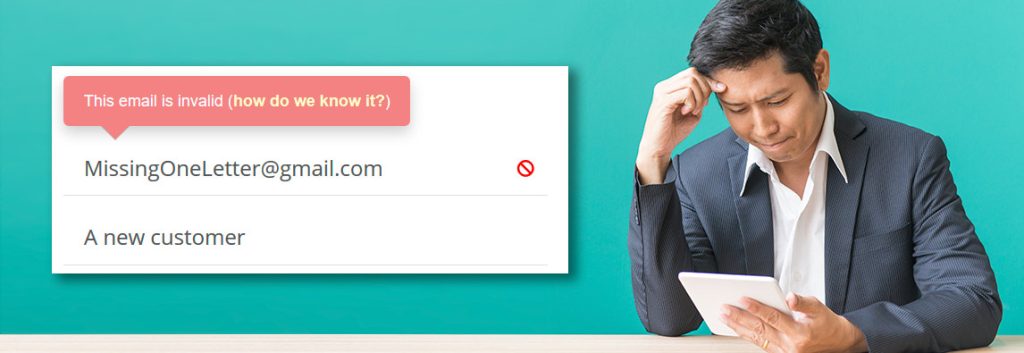 Cómo evitar que se generen correos electrónicos no válidos