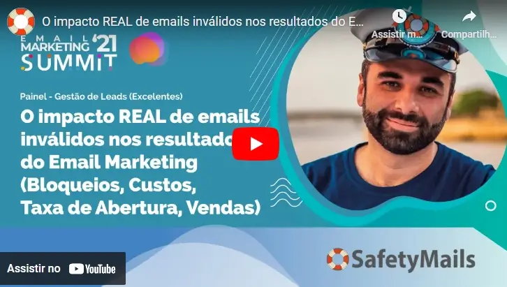 Webinar youtube - o impacto real de emails inválidos nos resultados do email marketing